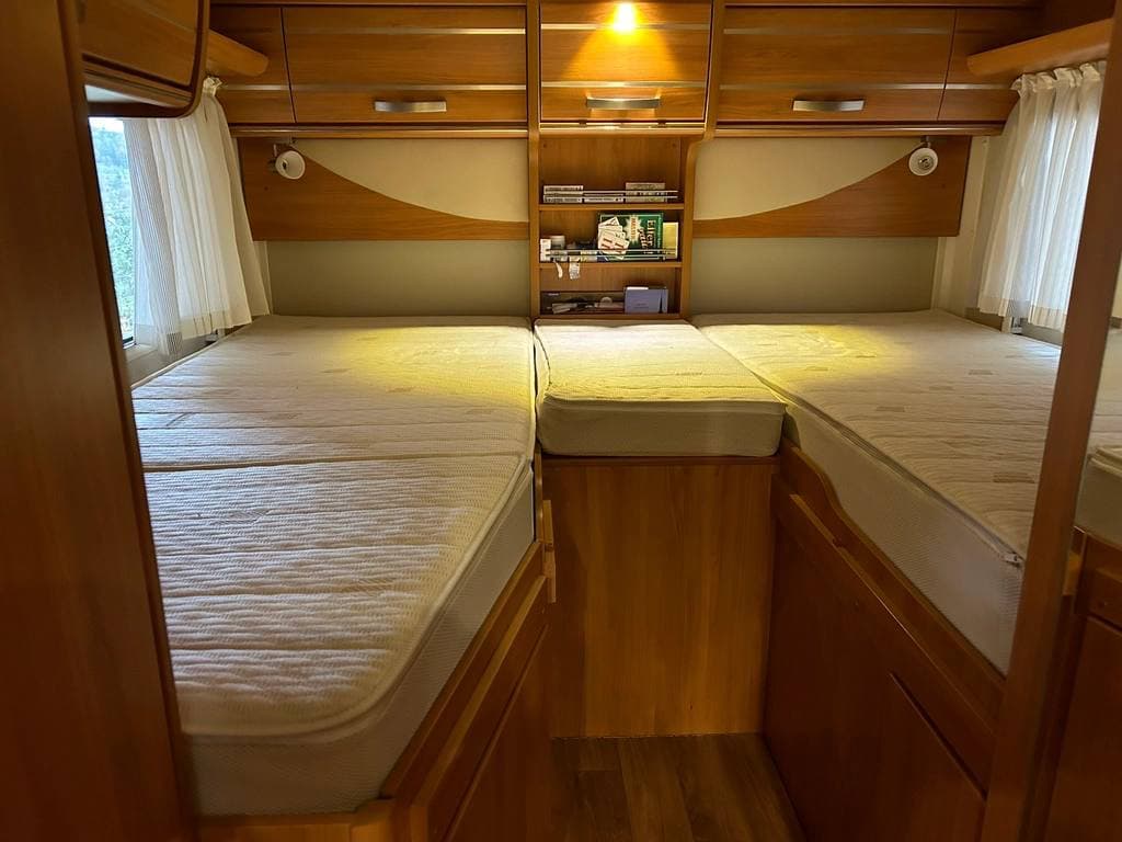 Schlafbereich – Hymer Wohnmobil